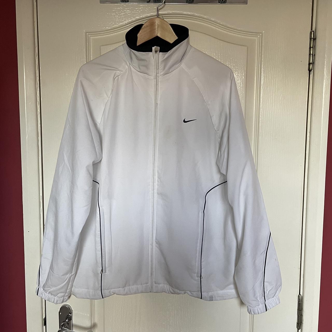 mens nike windbreaker white