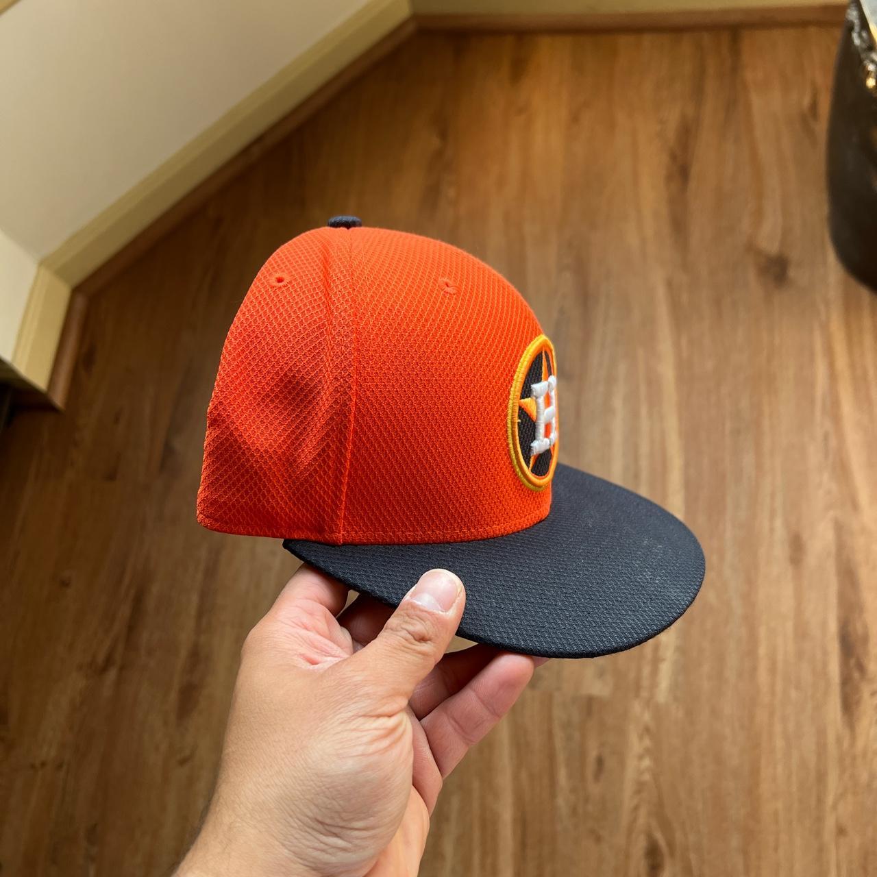 Men's New Era Orange Houston Astros Alternate Logo 59FIFTY Fitted Hat