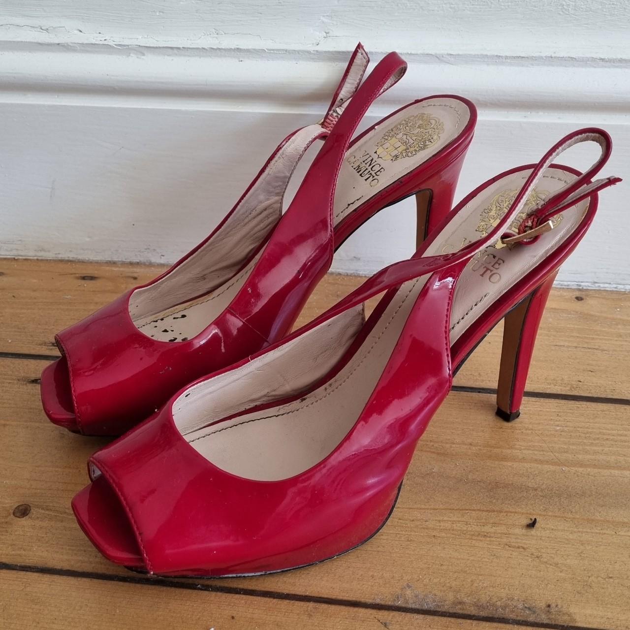 Vince camuto hot sale red heels