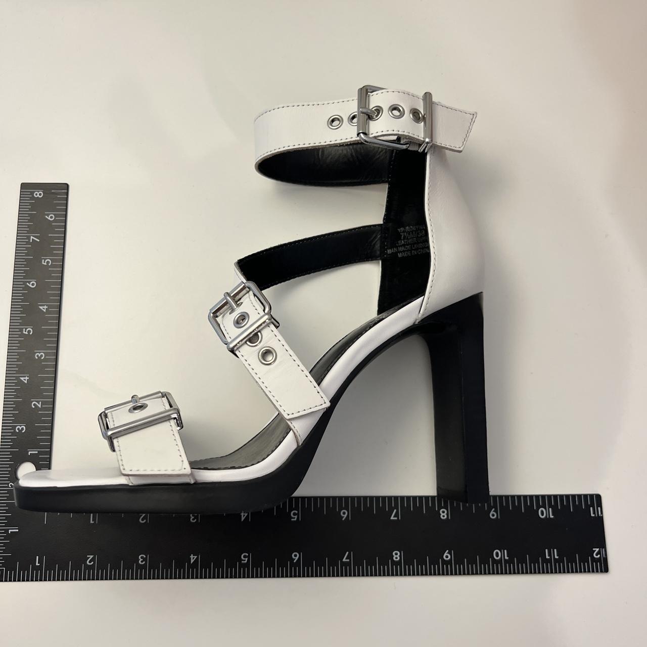 Vince Camuto White ROBYNA Heels worn once Depop