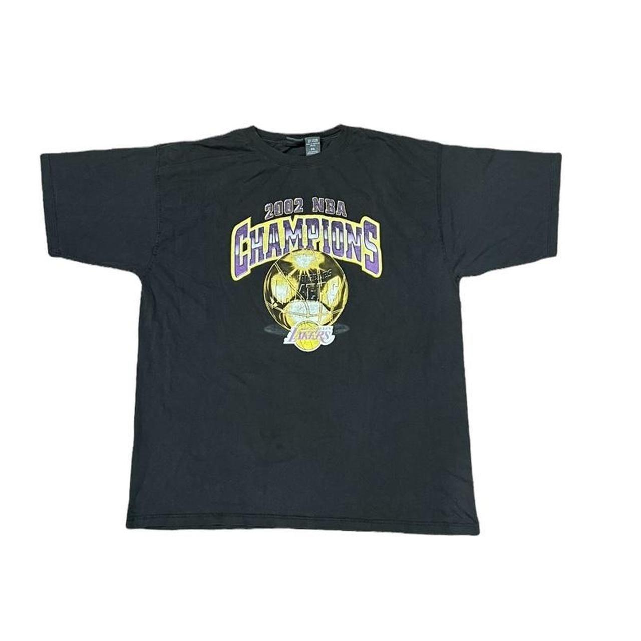 Vintage 2002 LA Lakers Championship Shirt 2002 Los - Depop