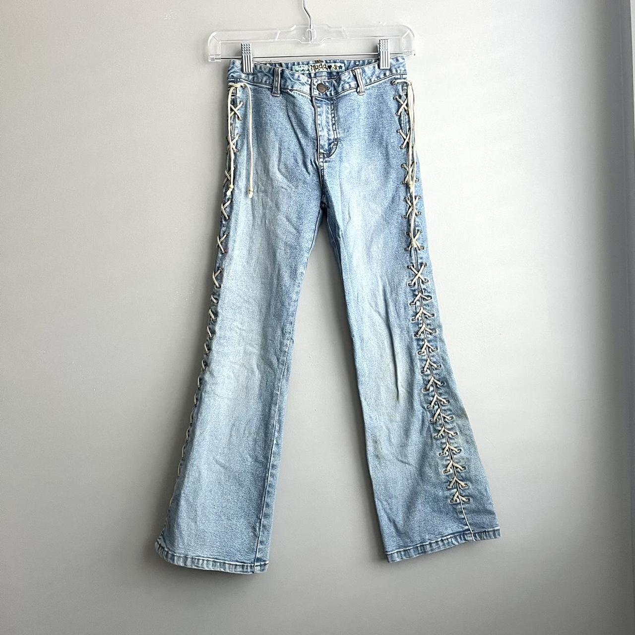 mudd lace up jeans