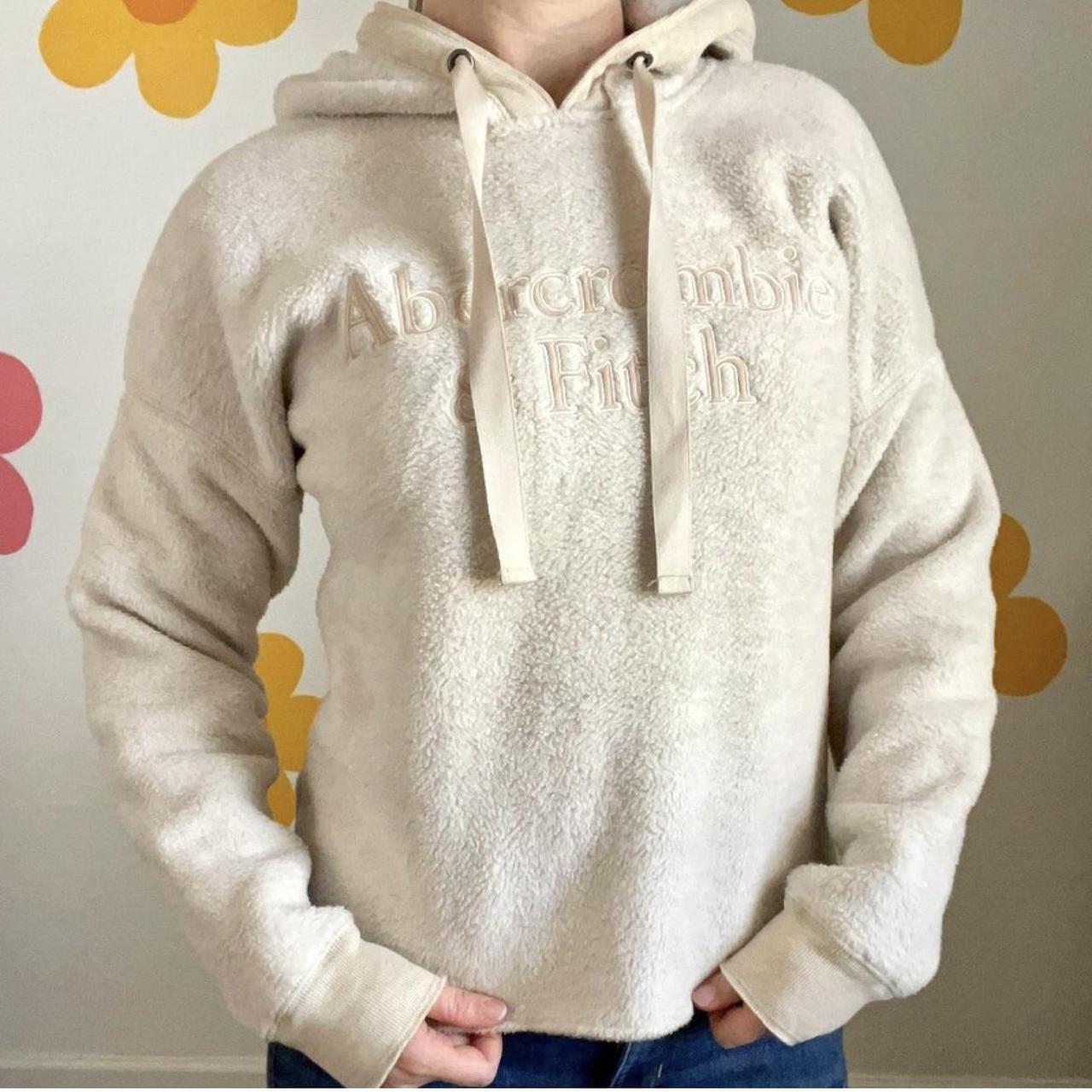 Abercrombie Fitch fuzzy pullover hoodie super Depop