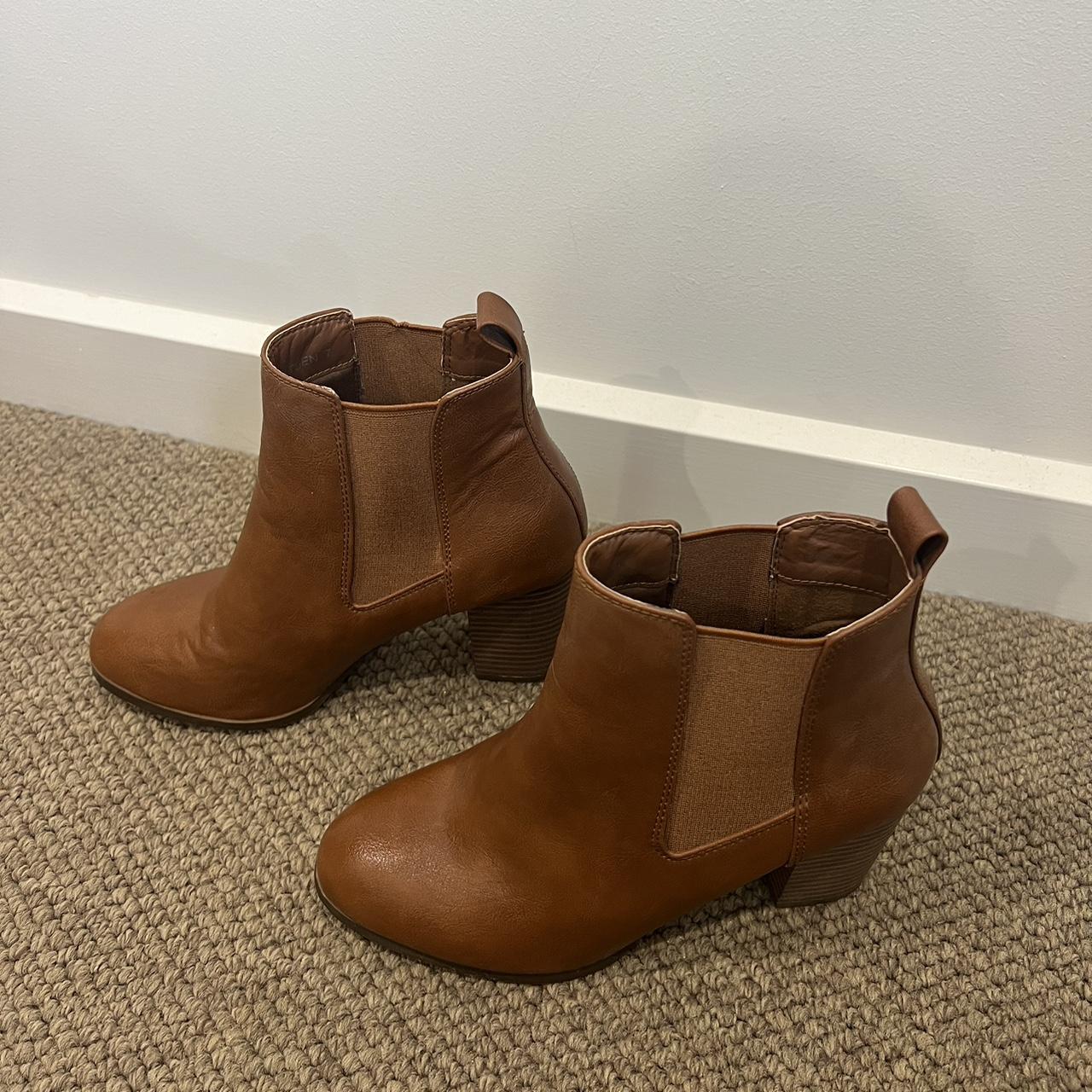 novo leather ankle boots
