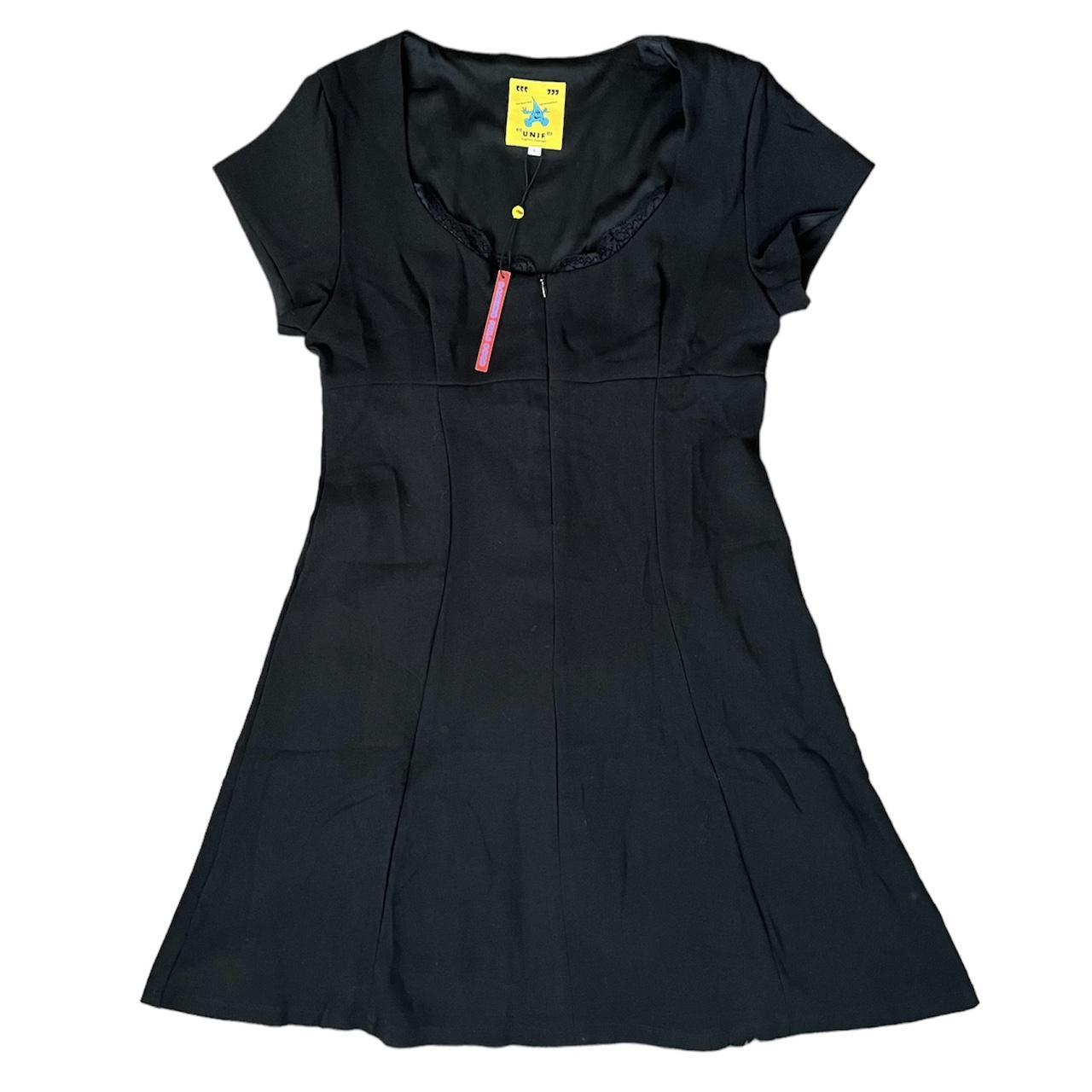 UNIF Women's Black Dress Depop