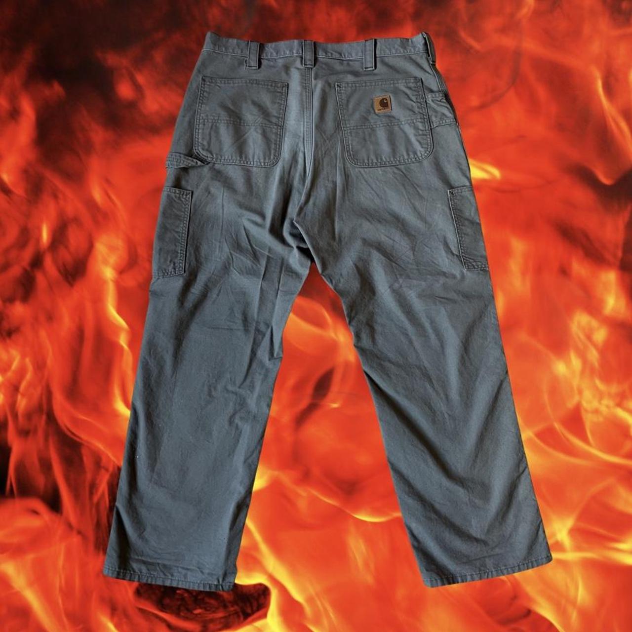 Carhartt Brown Loose Original Fit Pants. Copped