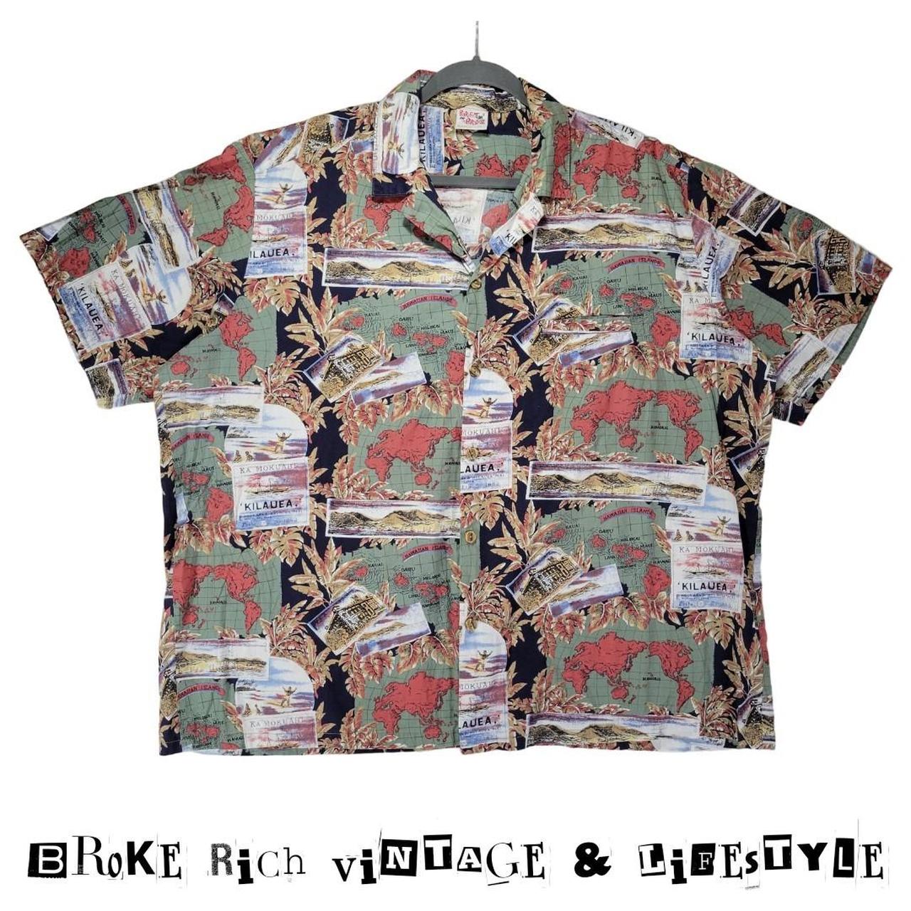 Vintage 90s Hawaiin Shirt By Barefoot Paradise...