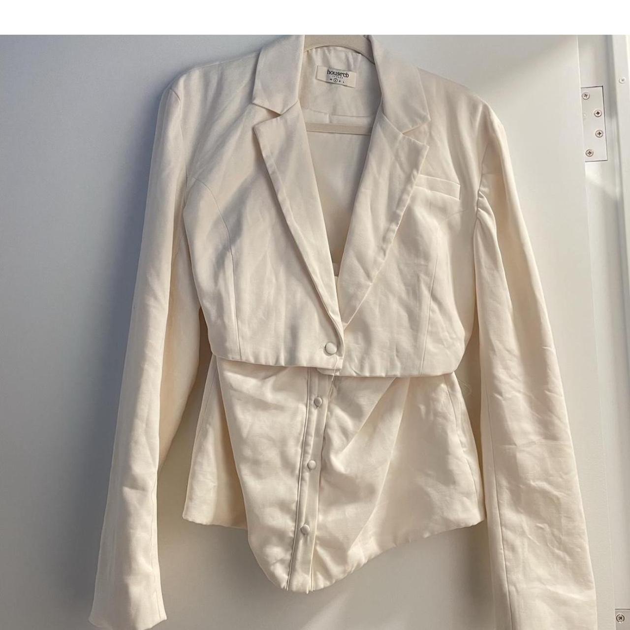 House of cb clearance white blazer dress