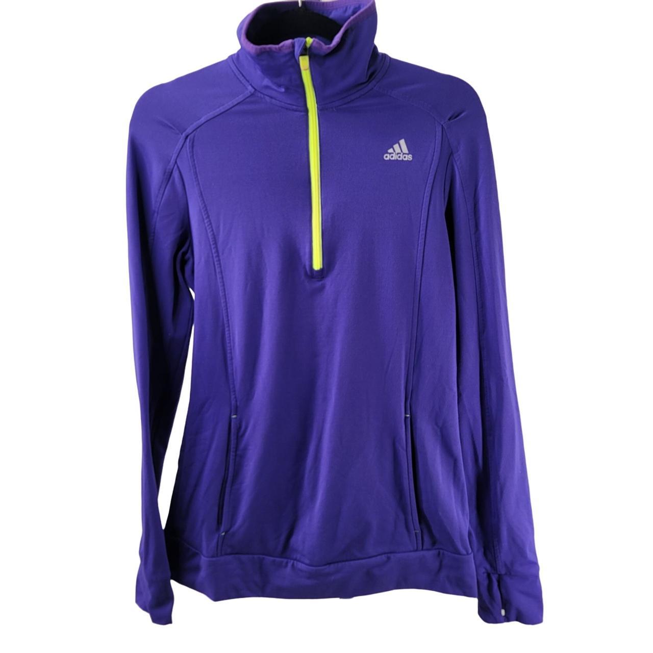 Adidas best sale purple pullover