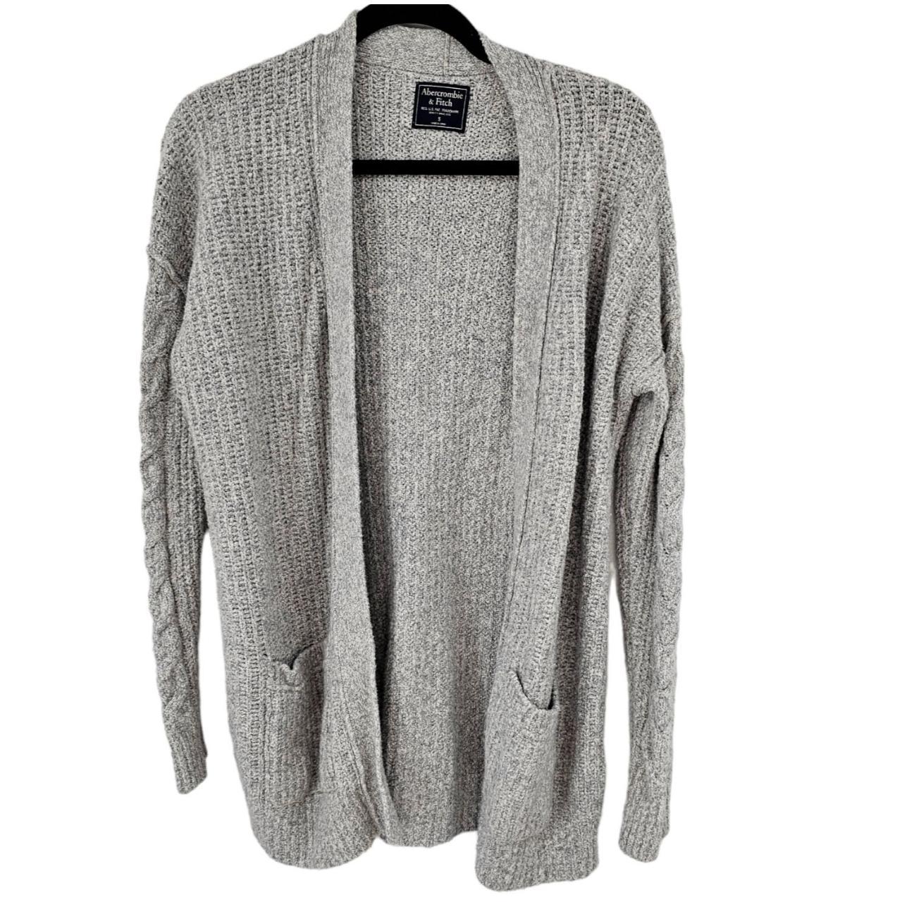 Abercrombie Fitch Cardigan Sweater Cable Depop