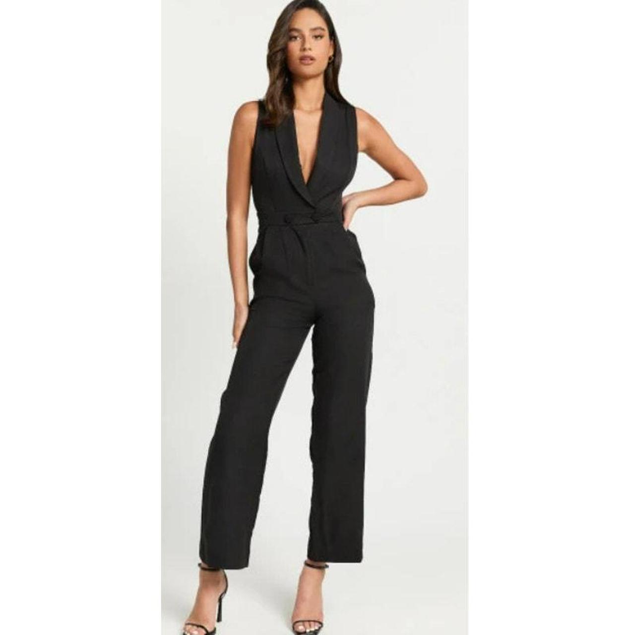 White House Black Market Jumpsuit Surplice V. Depop