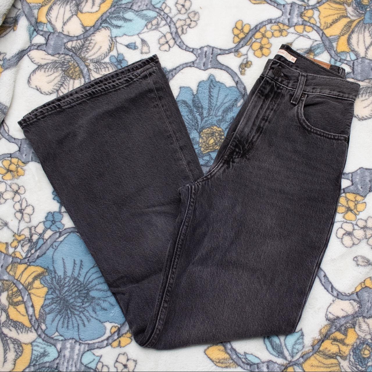 Black 70's High Flare Jeans by Levi's on Sale