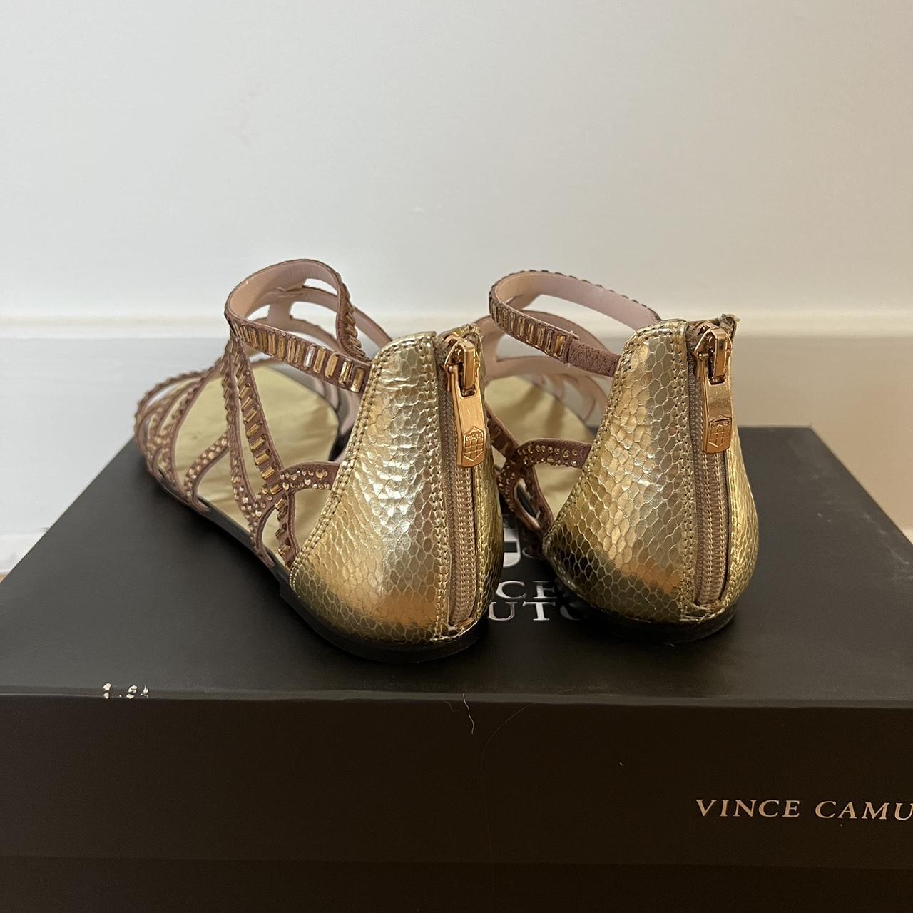Vince Camuto Women's Tan and Gold Sandals (3)