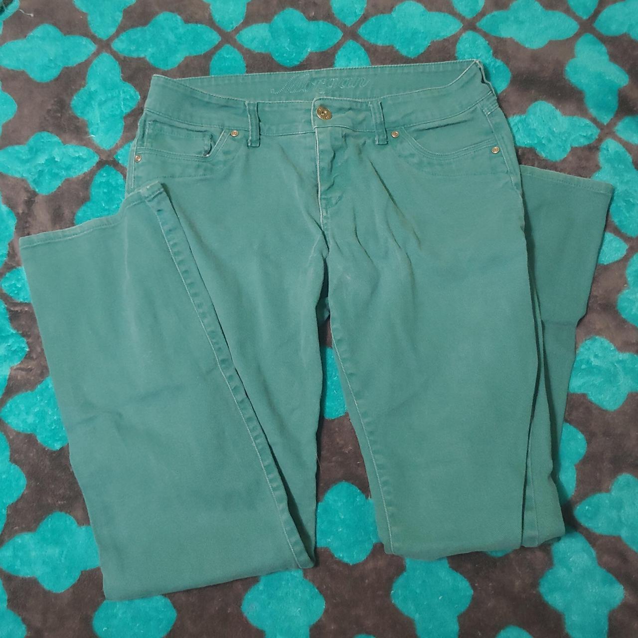 Delia's Women's Green Jeans | Depop