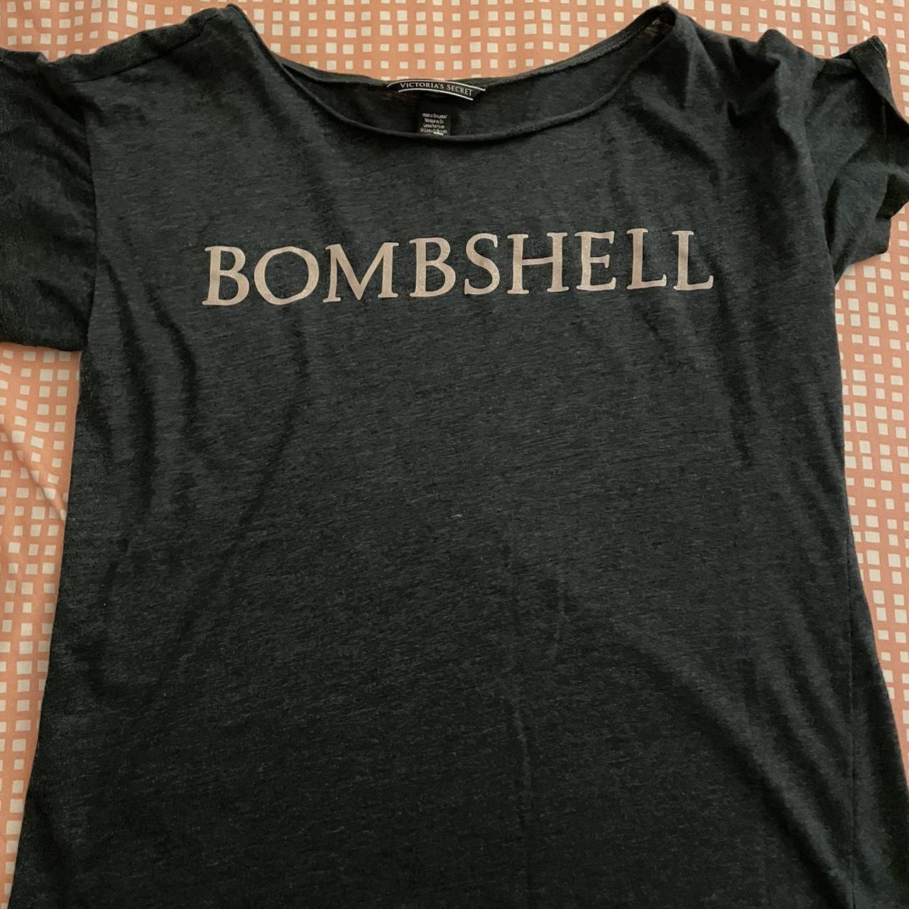 vintage victoria's secret Bombshell soft tee with... - Depop