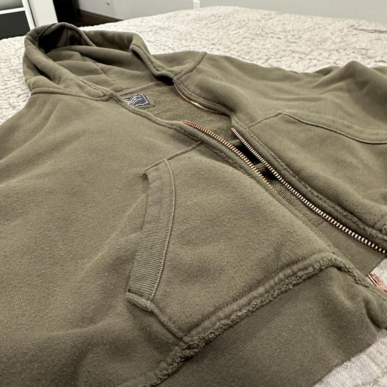 Abercrombie & Fitch Women's Khaki and Green Jacket | Depop