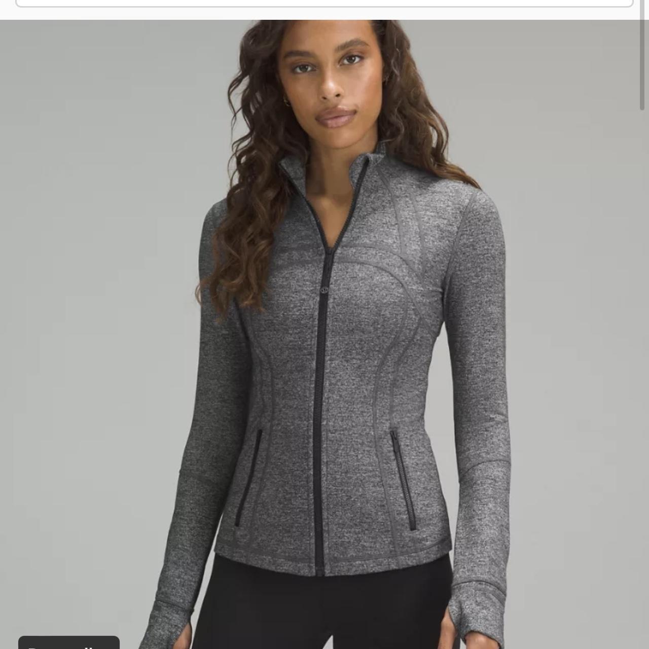 Lululemon zip up define jacket. size us 4 worn... Depop