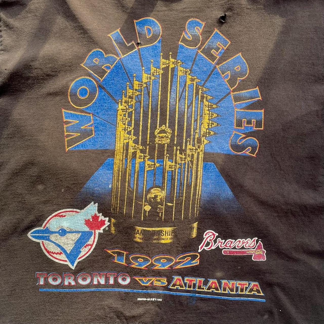 Toronto Blue Jays 1992 World Series Tshirt Atlanta Braves MLB