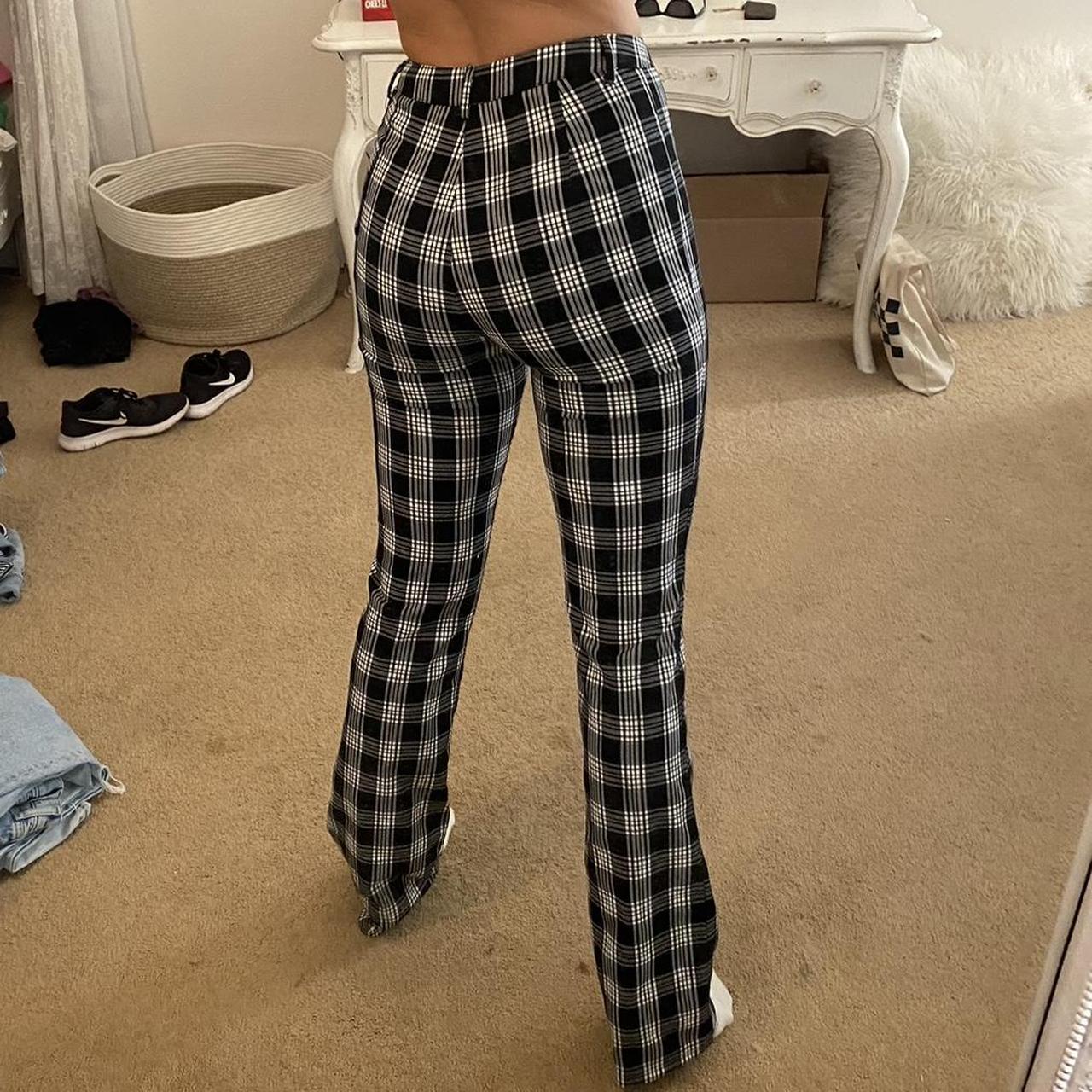 I.AM.GIA wide leg checkered pants worn once