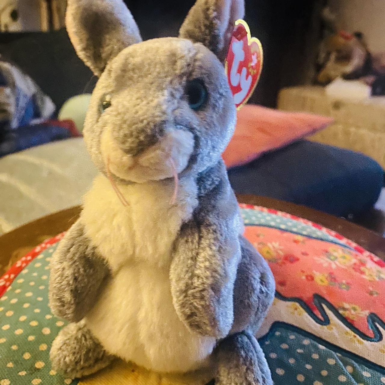 Ty Beanie Baby Hopper Bunny Rabbit April 7