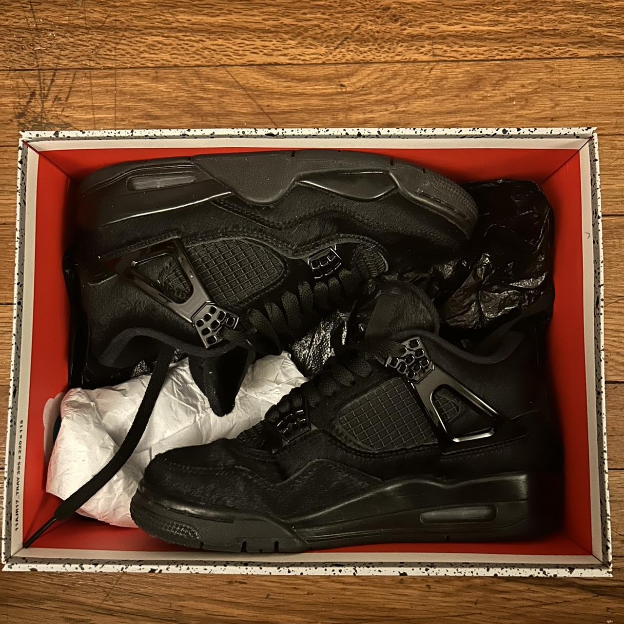 Jordan 4 Black Cats size 12!! Taking best offer, - Depop