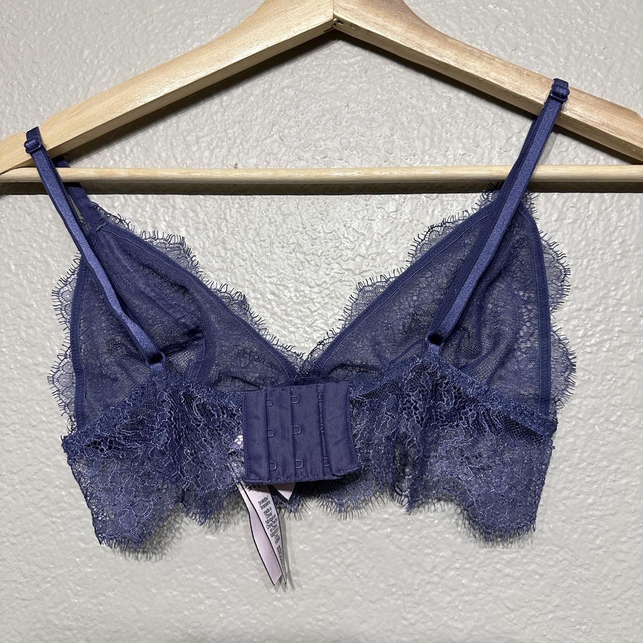 Blue victorias-secret-lace-bra - Depop