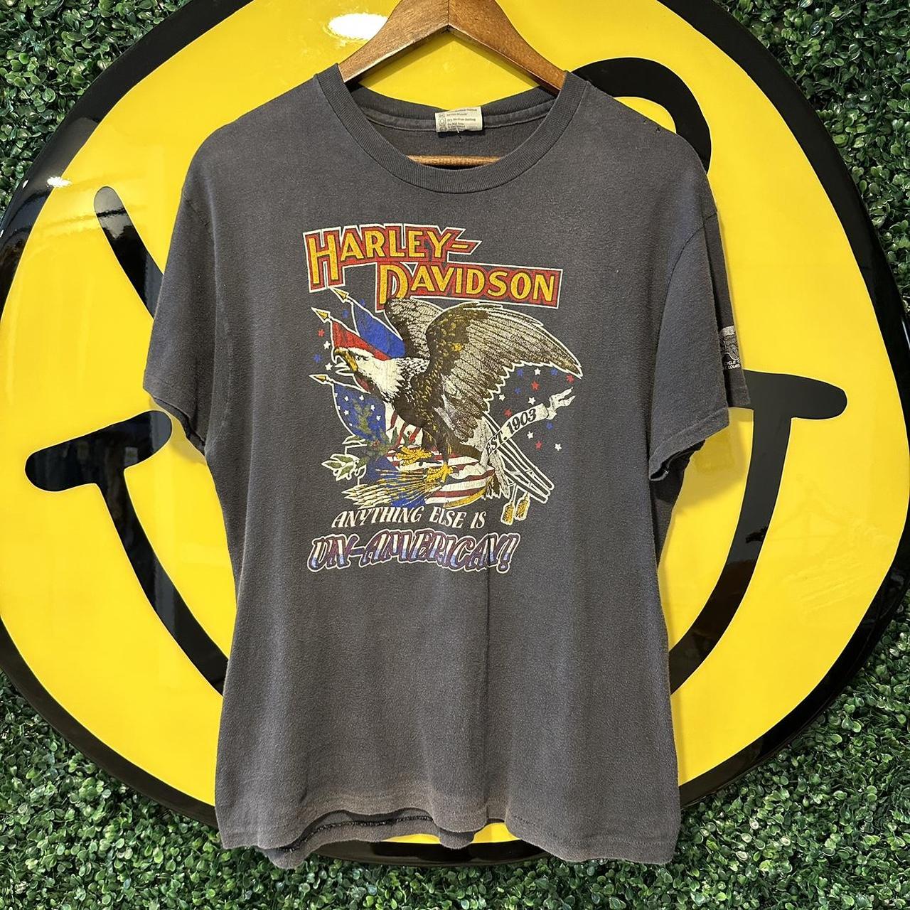 Vintage rare 80s/90s Harley Davidson shirt Amazing... - Depop