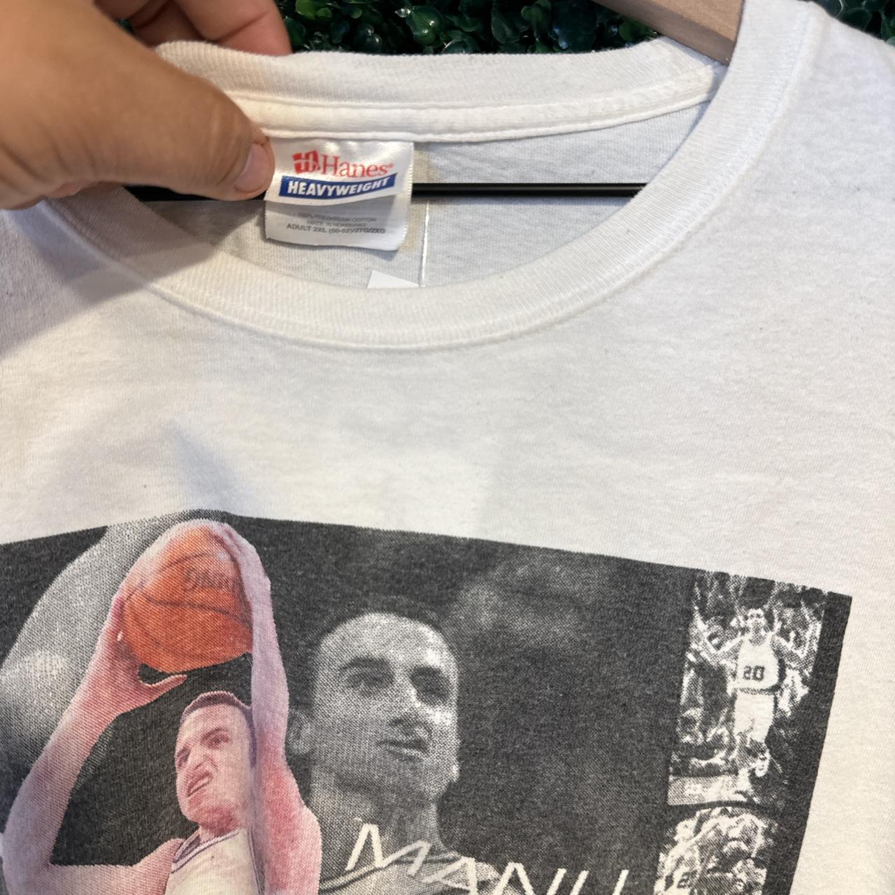 Vintage 2000s San Antonio spurs manu ginobili promo... - Depop