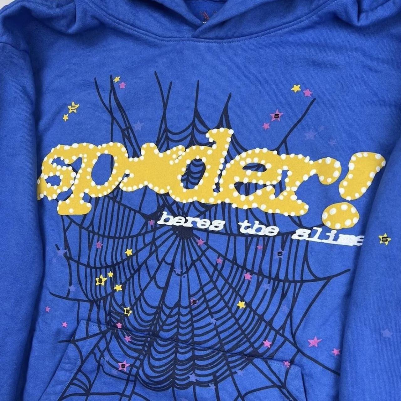 spider worldwide hoodie 100% authentic spider - Depop