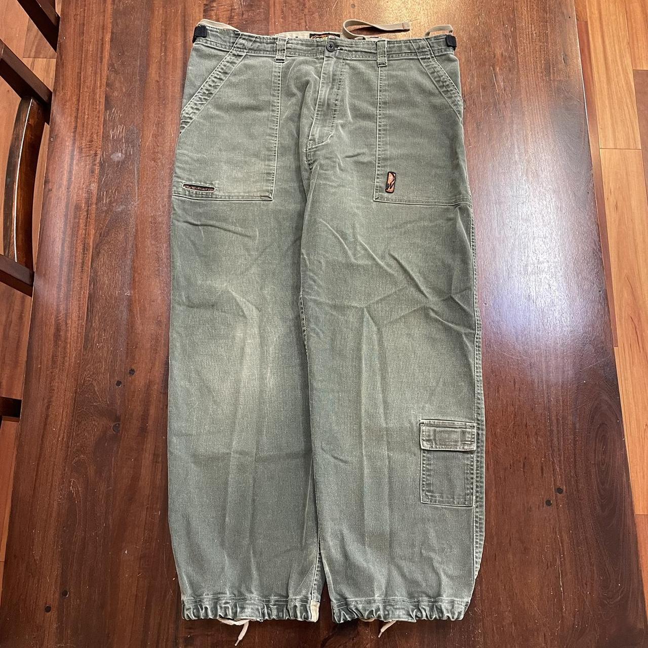 Wearfirst baggy cargo pants Size 38x30 Full length... Depop