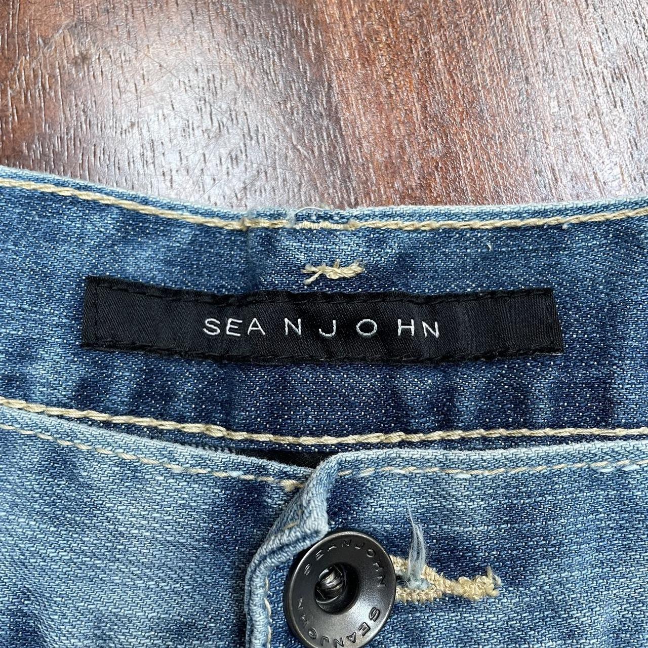 Sean John Men's Blue and White Jeans (4)