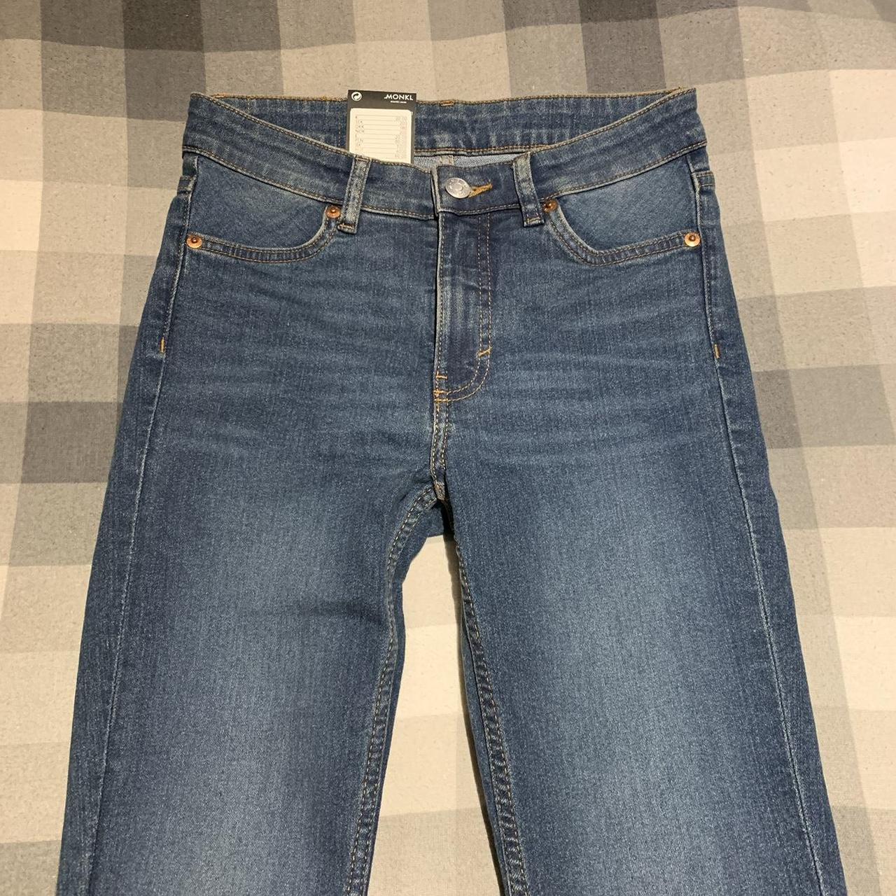 Monki ~ Blue Slim Low Waist Jeans ~ W26 Brand new... - Depop