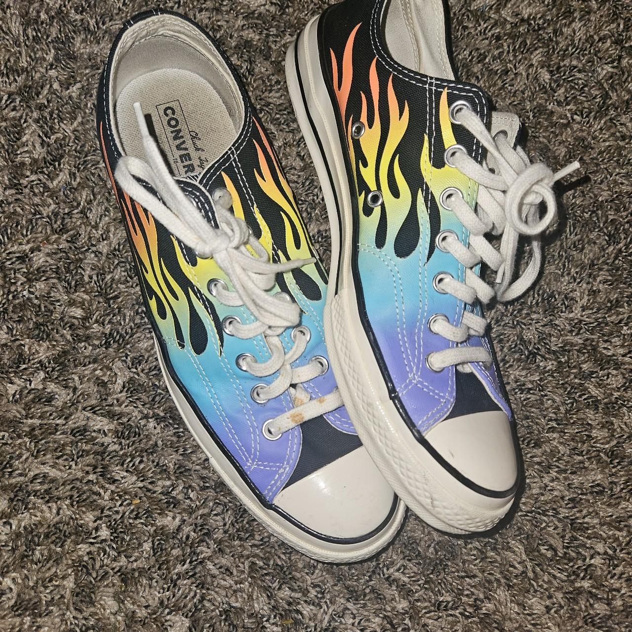 Converse rainbow outlet flame