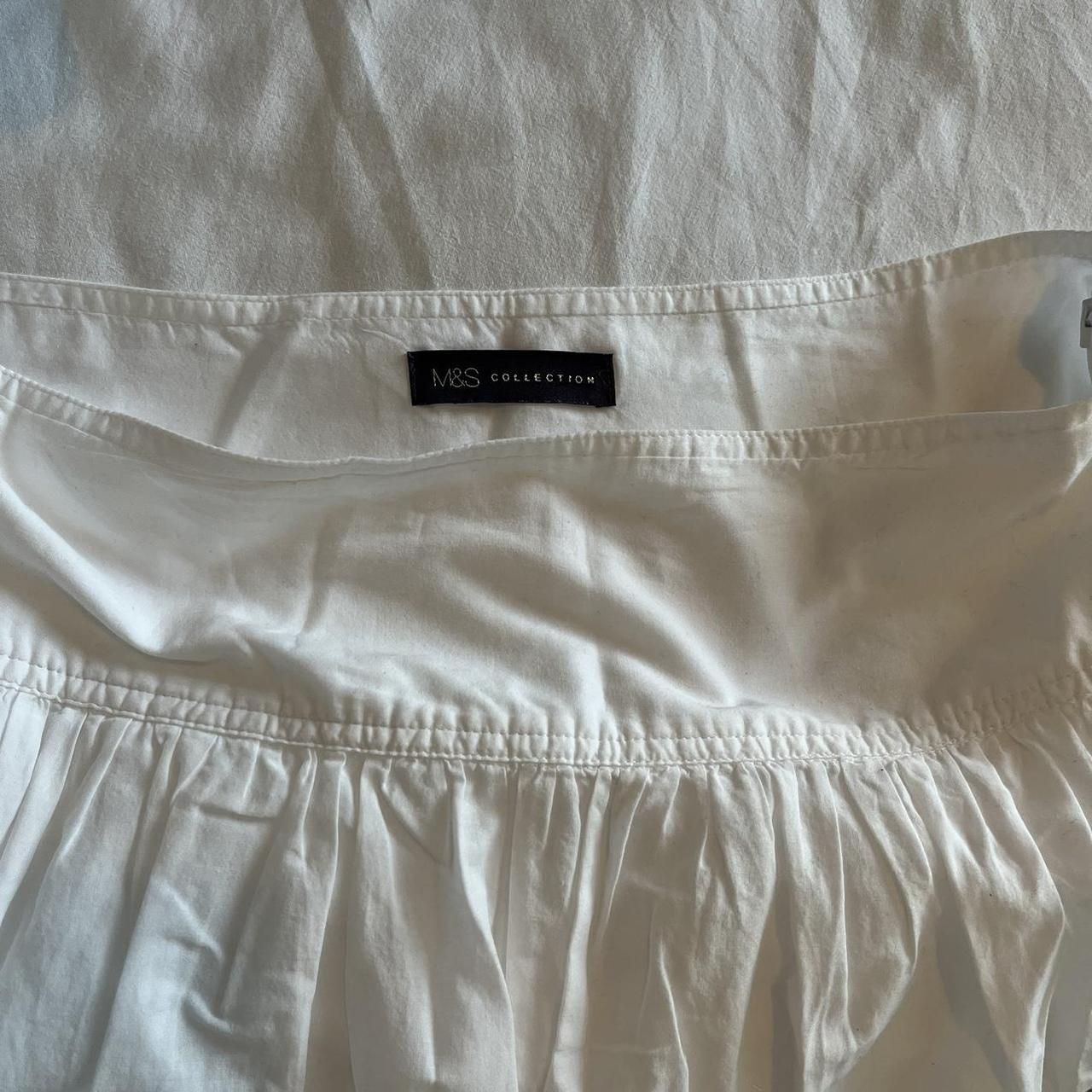 💌 cute vintage 00s white mini skirt from old label... - Depop