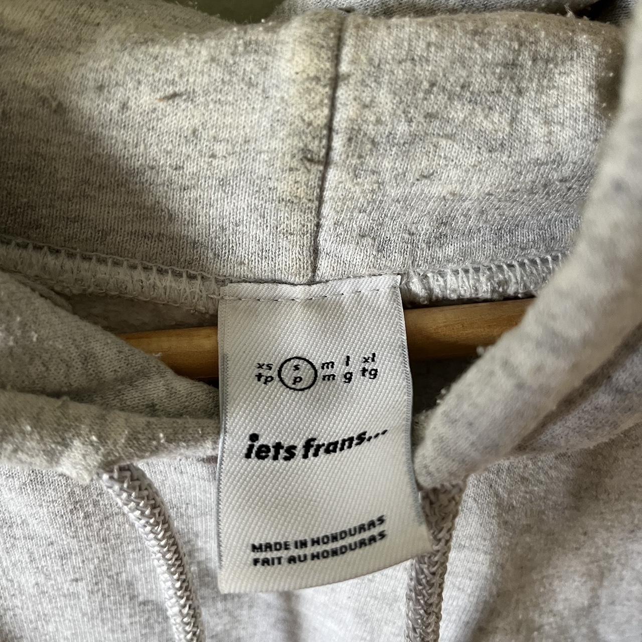 Light grey Iets Frans hoodie from Urban Outfitters.... - Depop
