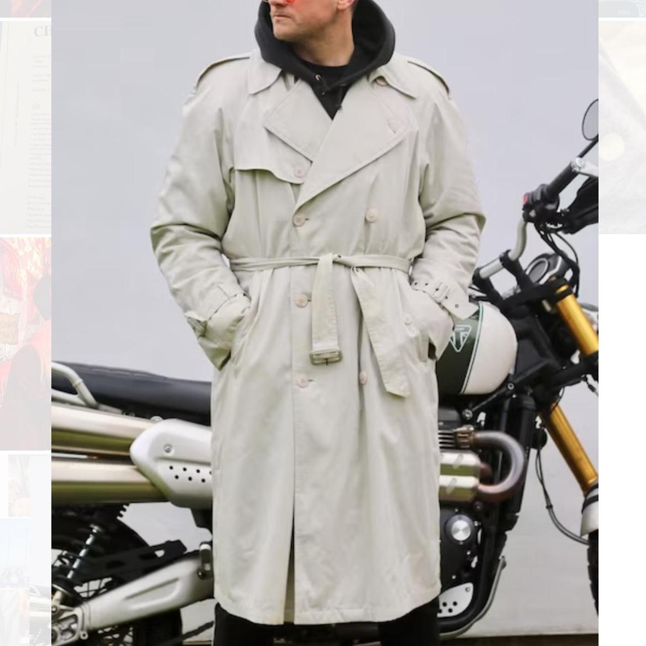 Ysl trench 2024 coat mens