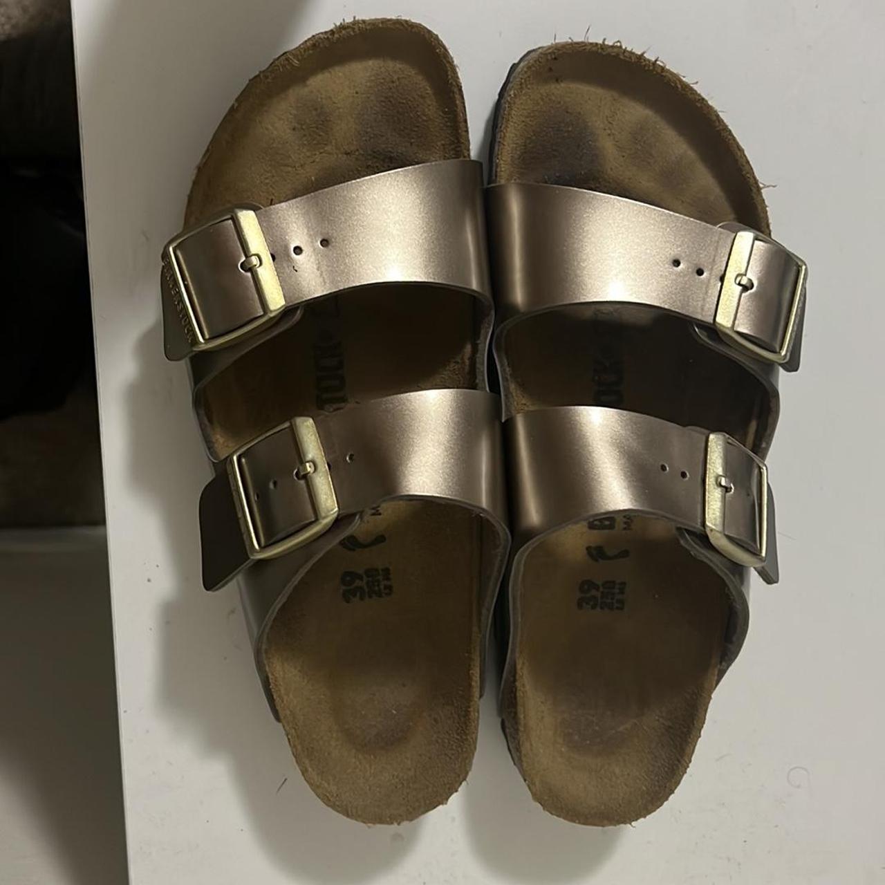 womens gold birkenstocks