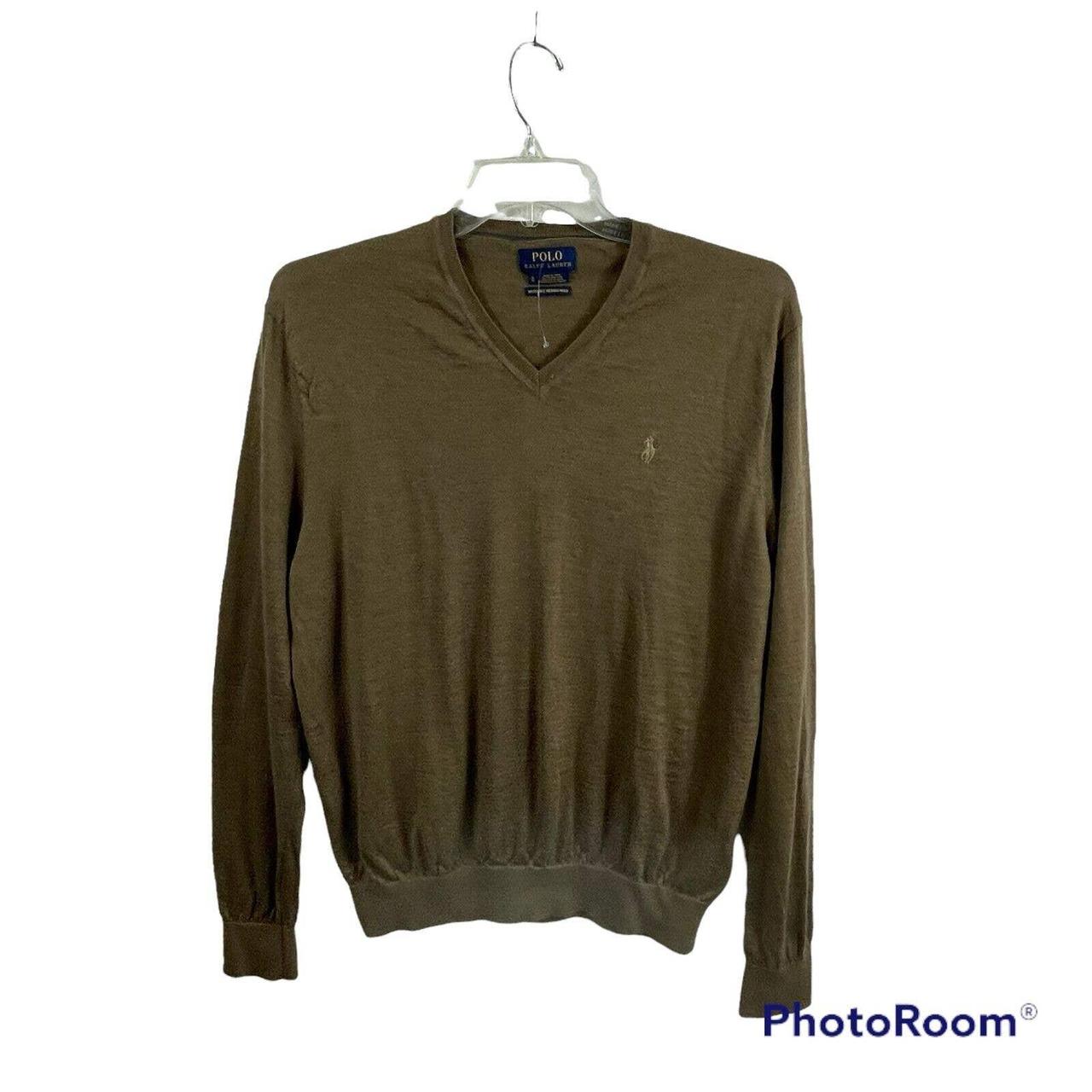 Polo Ralph Lauren Men's Brown Jumper | Depop