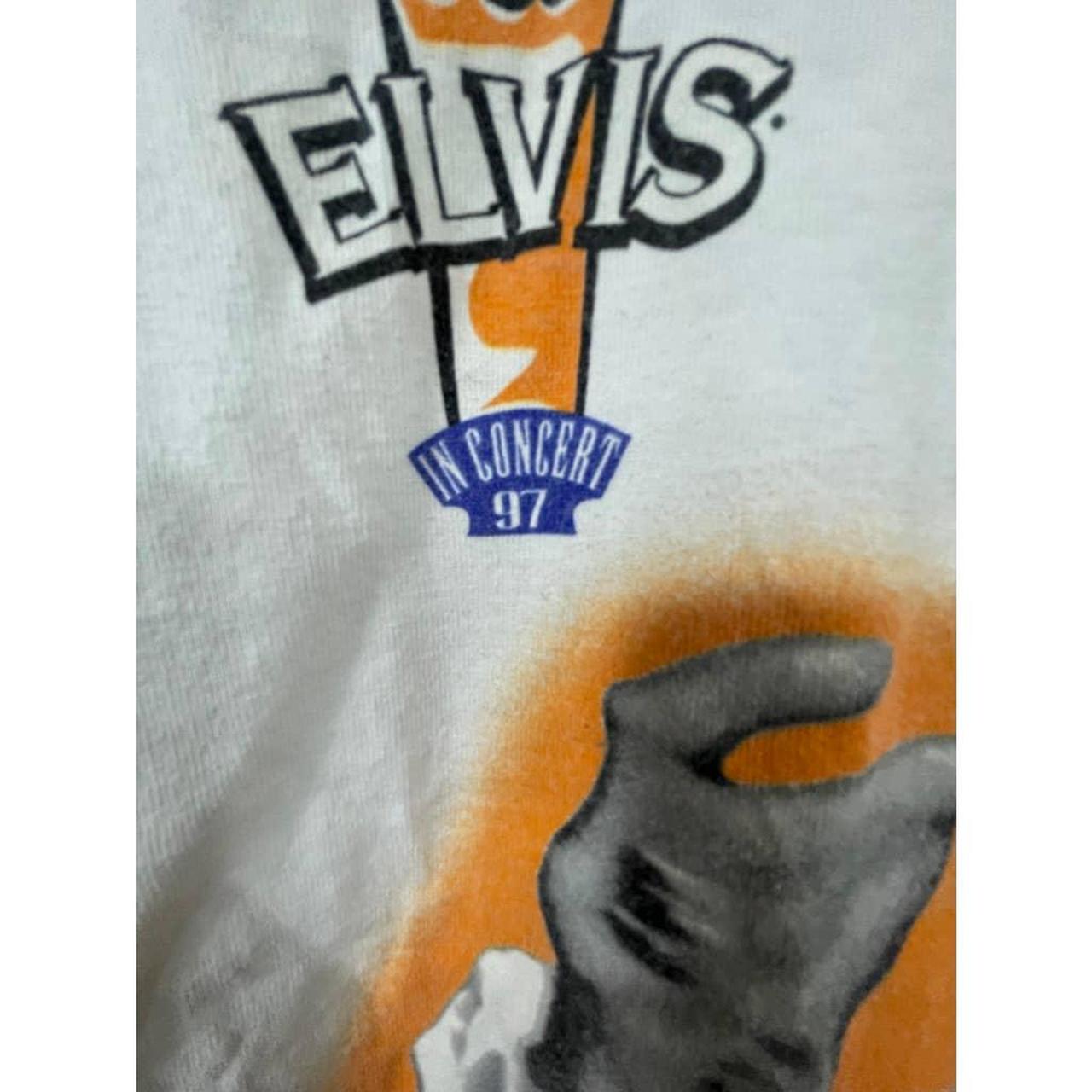 Medium PacSun Elvis Presley graphic airbrush tee - Depop