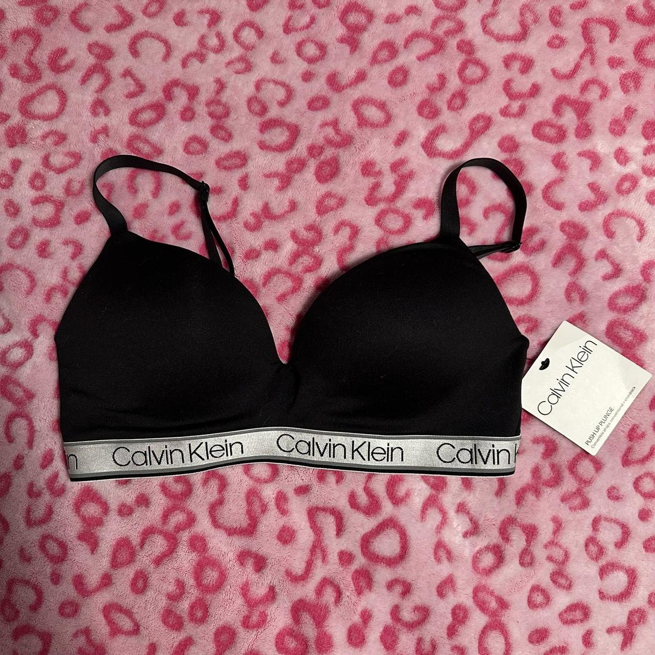 Black Calvin Klein bra size 34C
