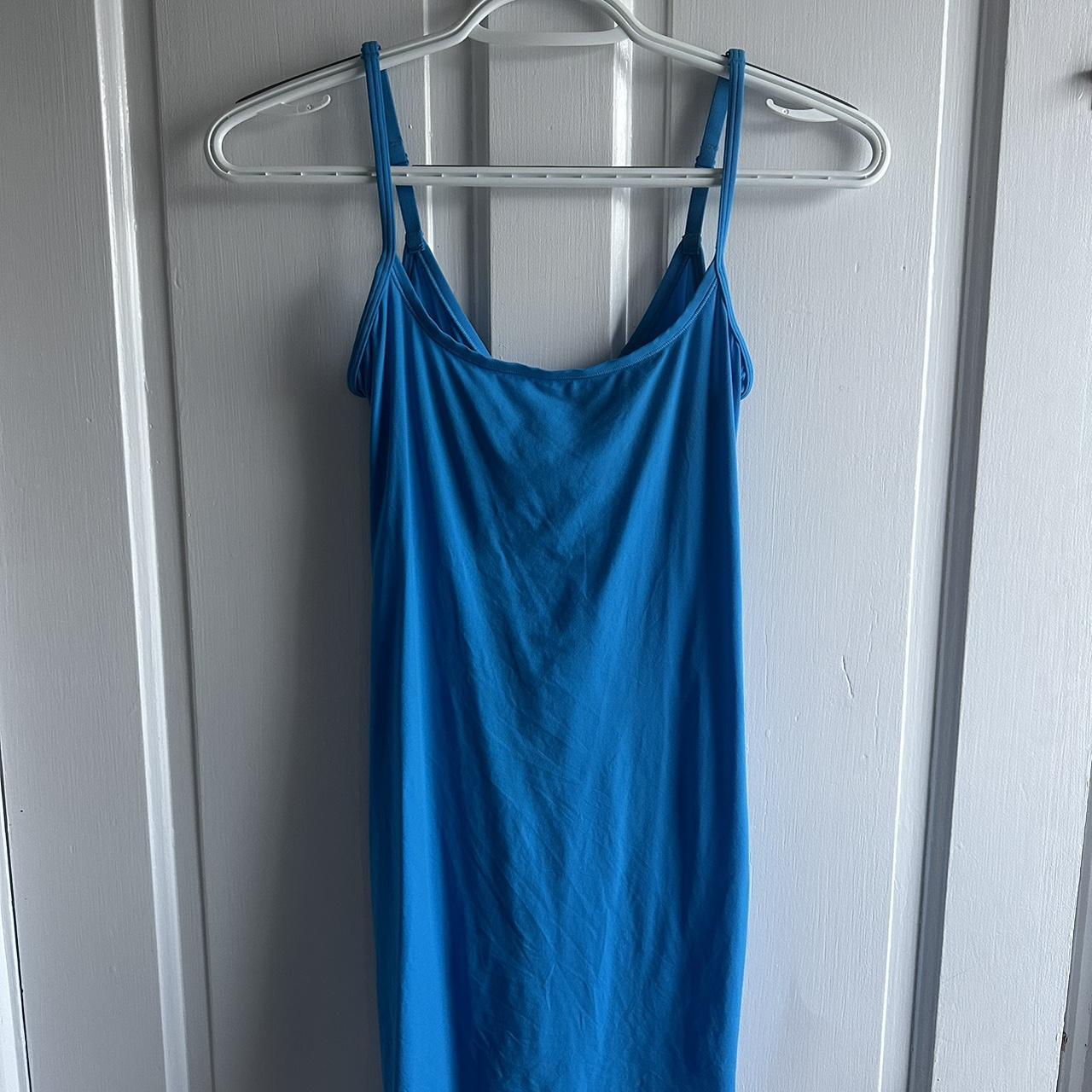 Skims Women's Blue Dress | Depop