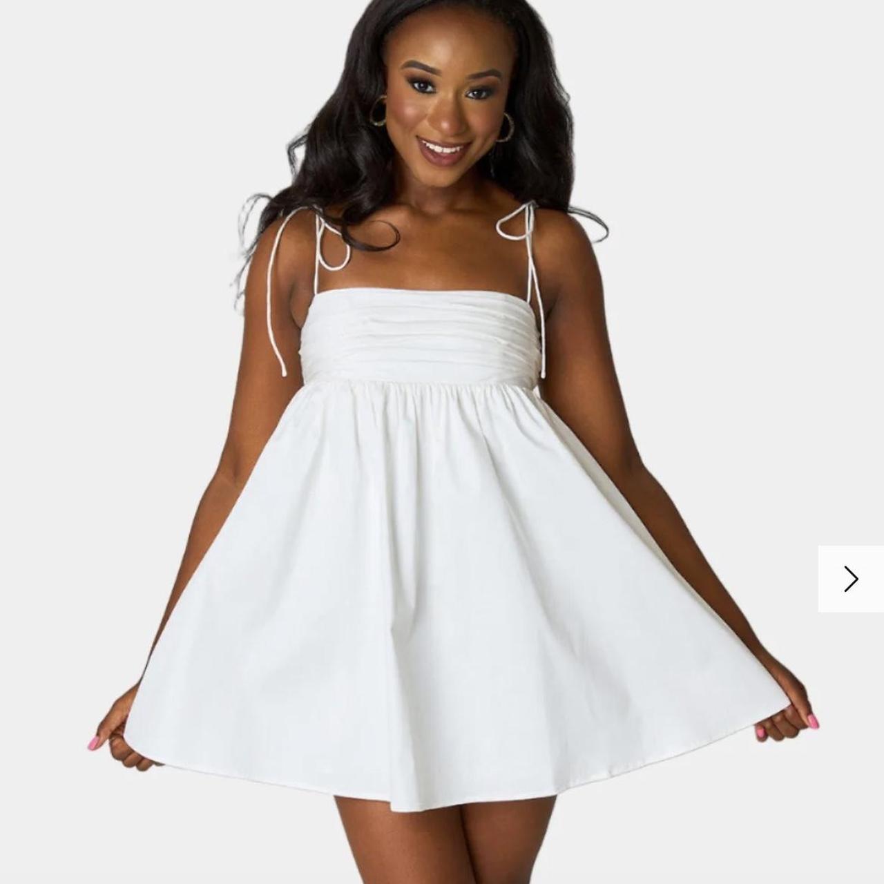 Buddy Love Ken Mini Dress White Super cute empire