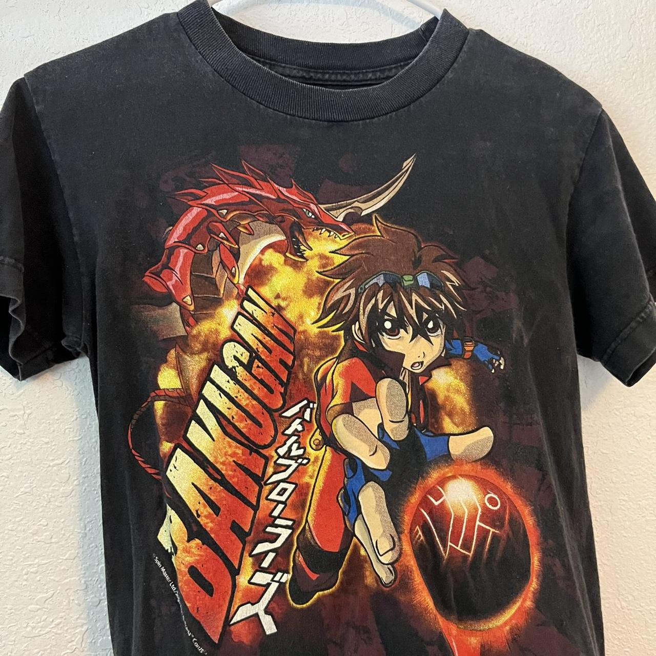 Bakugou Shinji Mitsuki vintage 2000s black t-shirt... - Depop