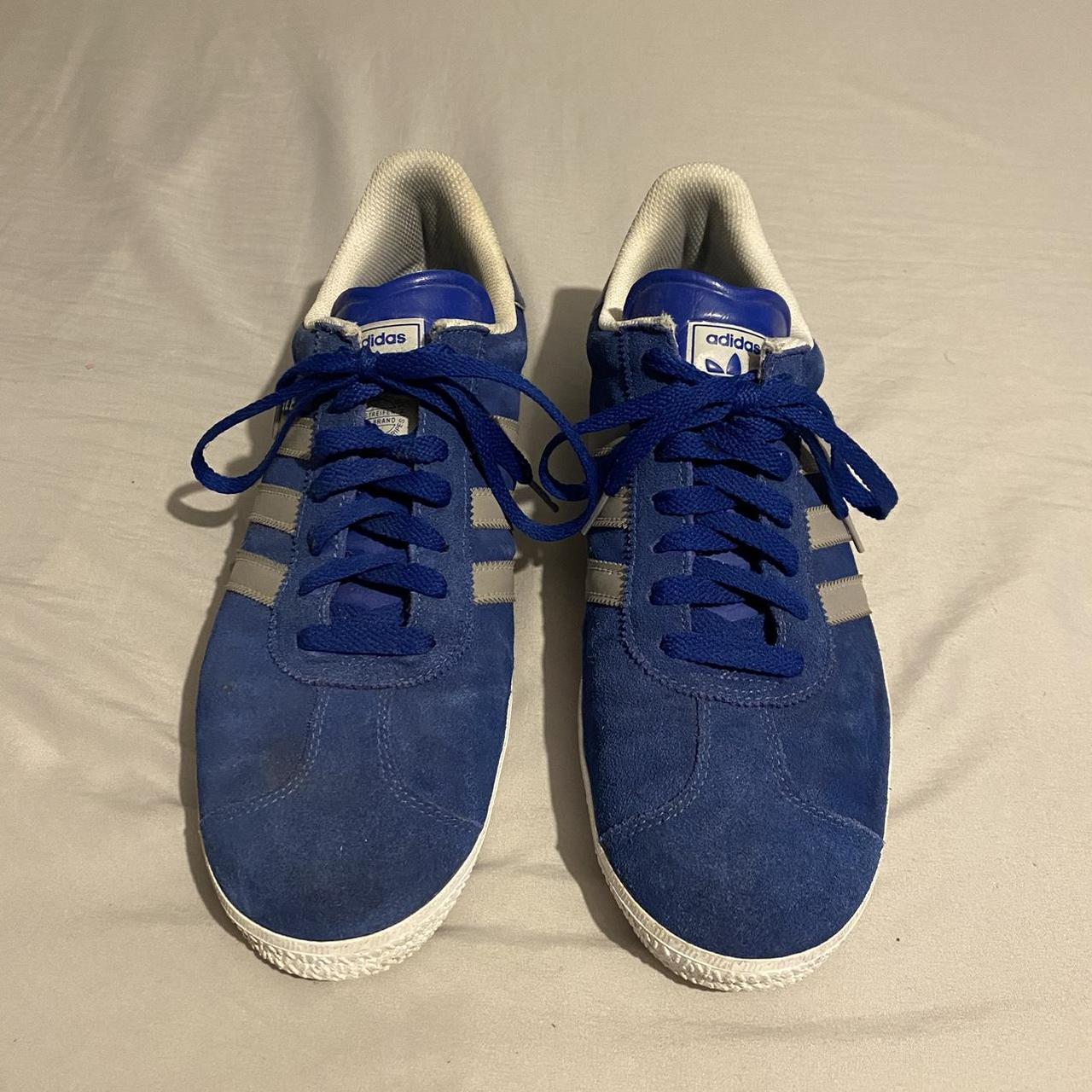 Adidas gazelle blue mens cheap sale