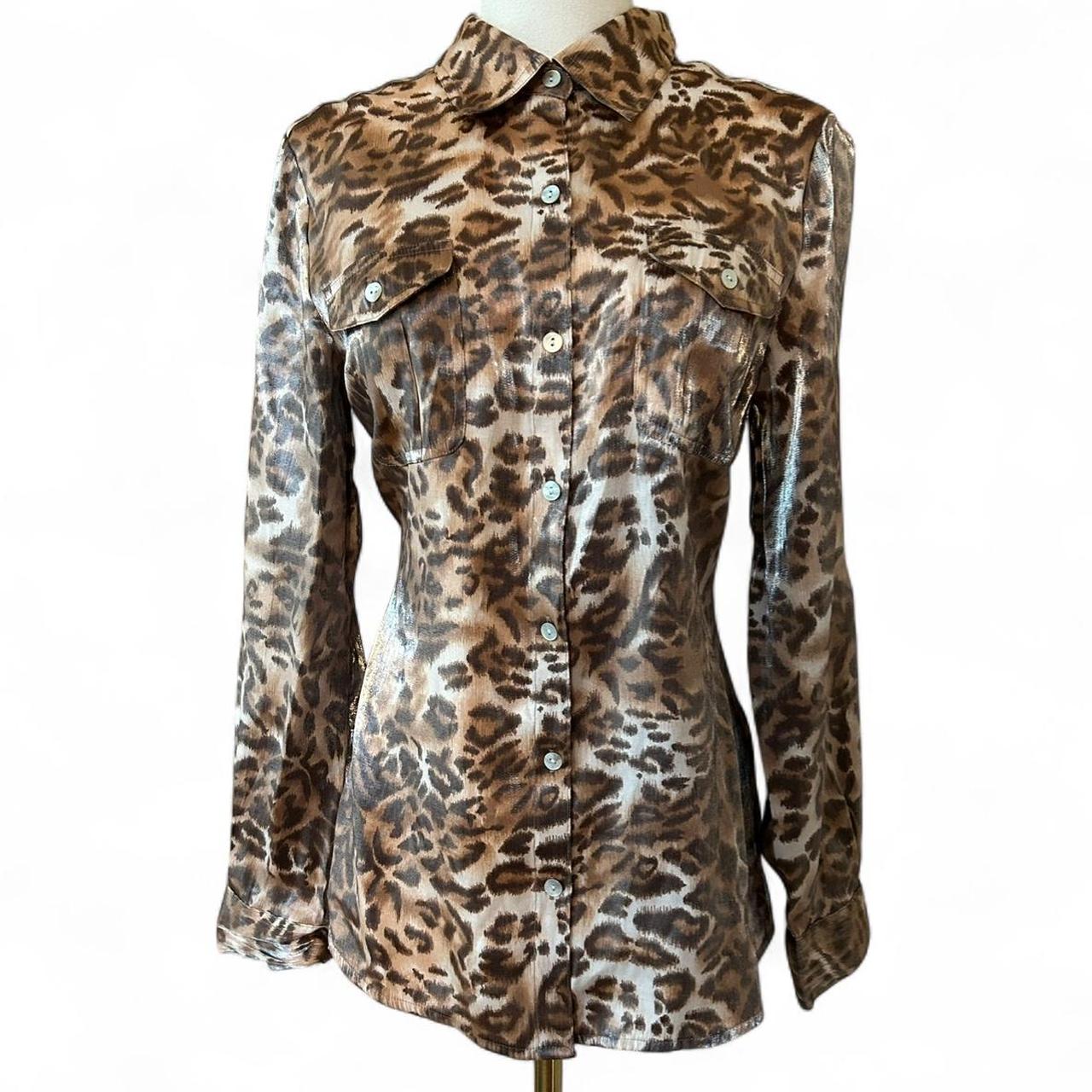 Ruby Rd. Women's Blouse - Brown/Black - 12 – Ruby… - image 1