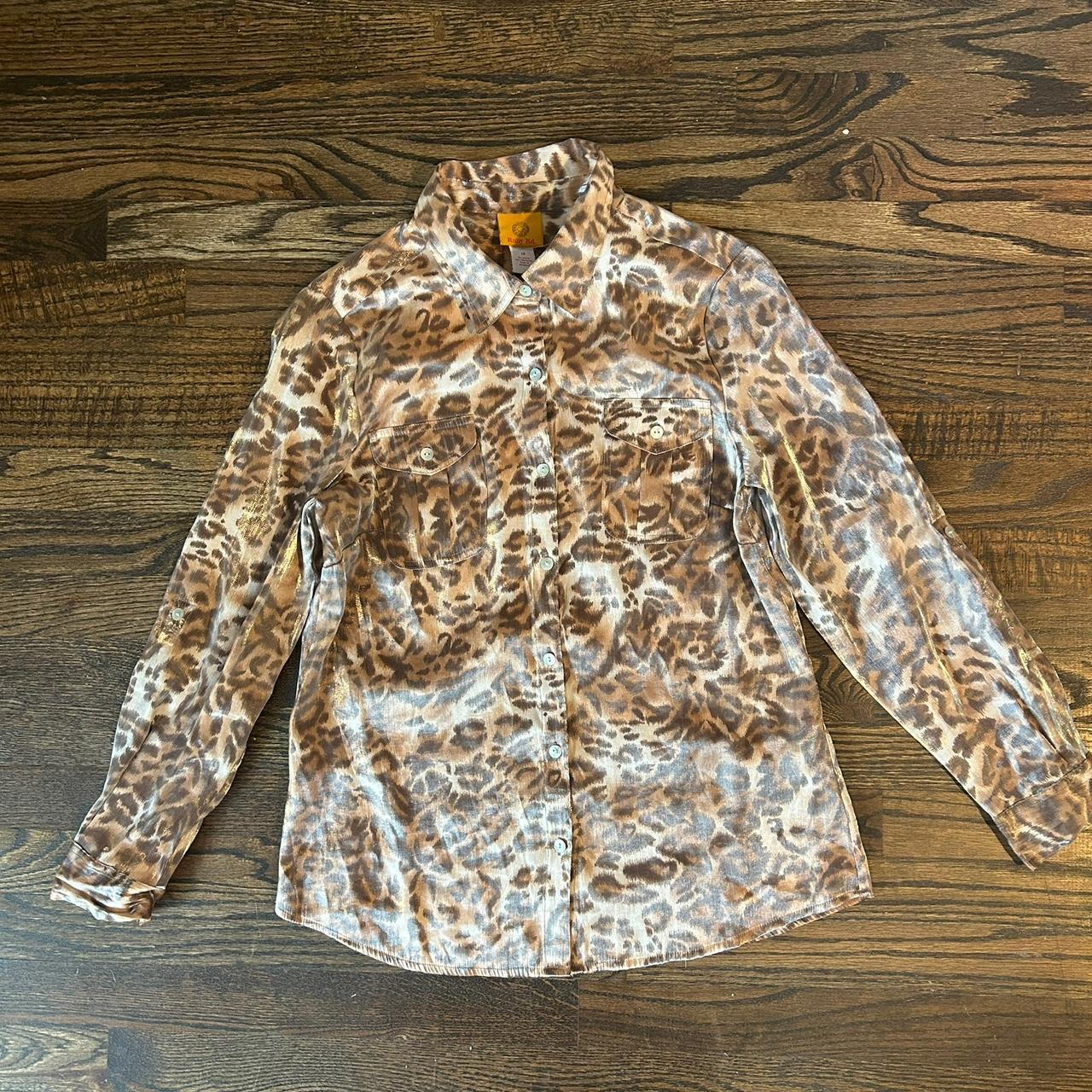 Ruby Rd. Women's Blouse - Brown/Black - 12 – Ruby… - image 4