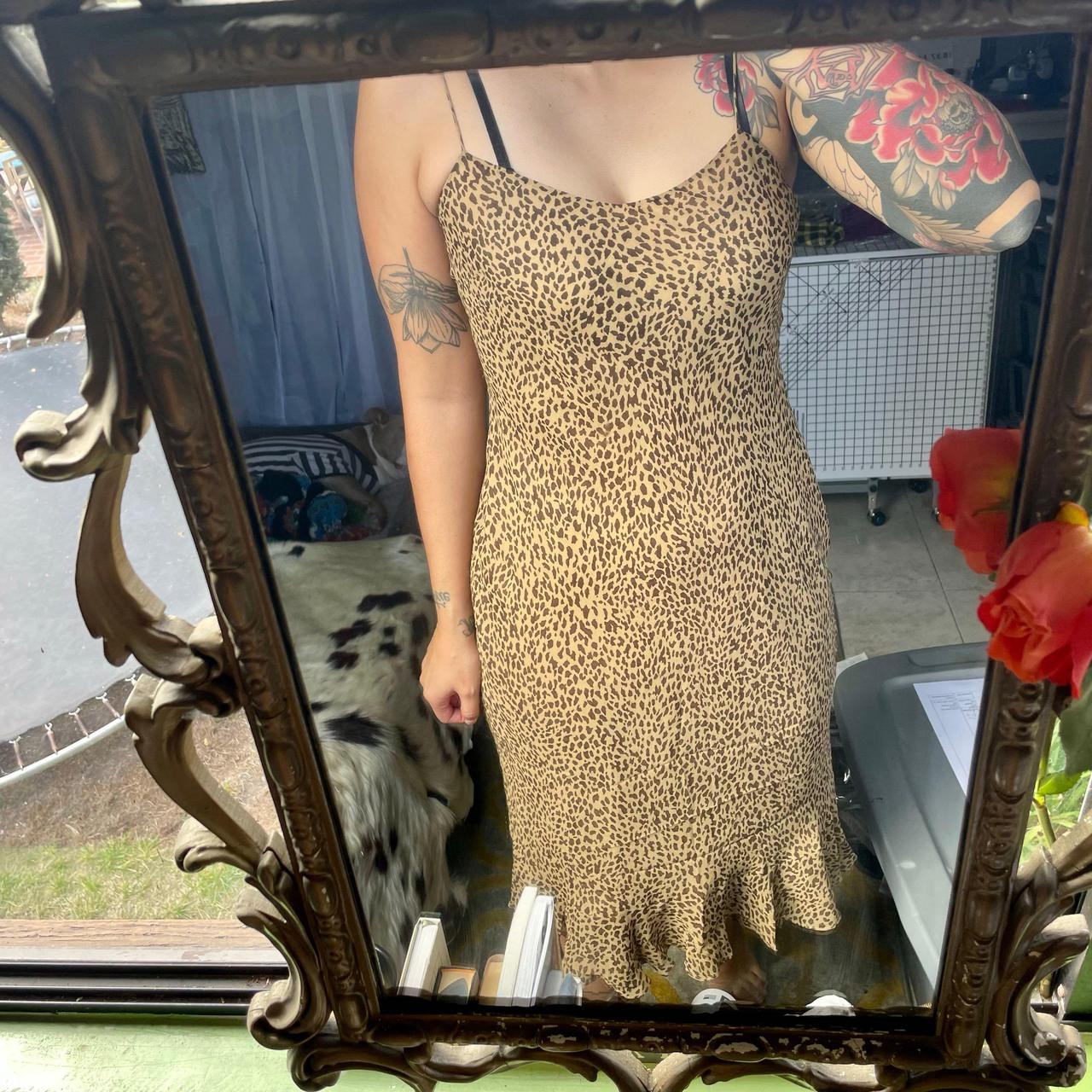 Ann taylor outlet leopard print dress