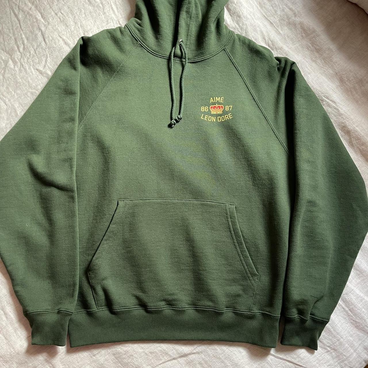 Aime leon dore hoodie clearance green