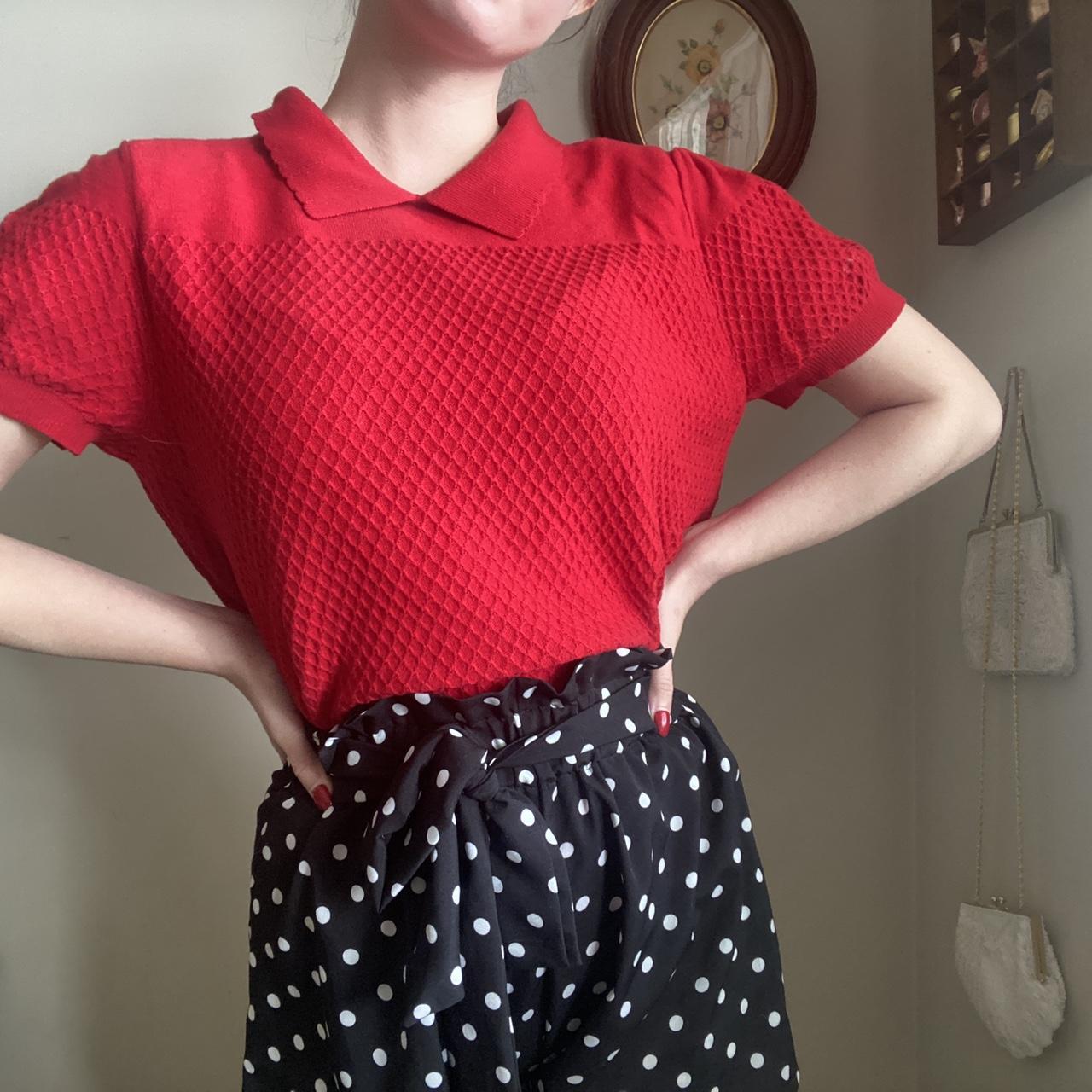 ELLE Women's Red Jumper (3)