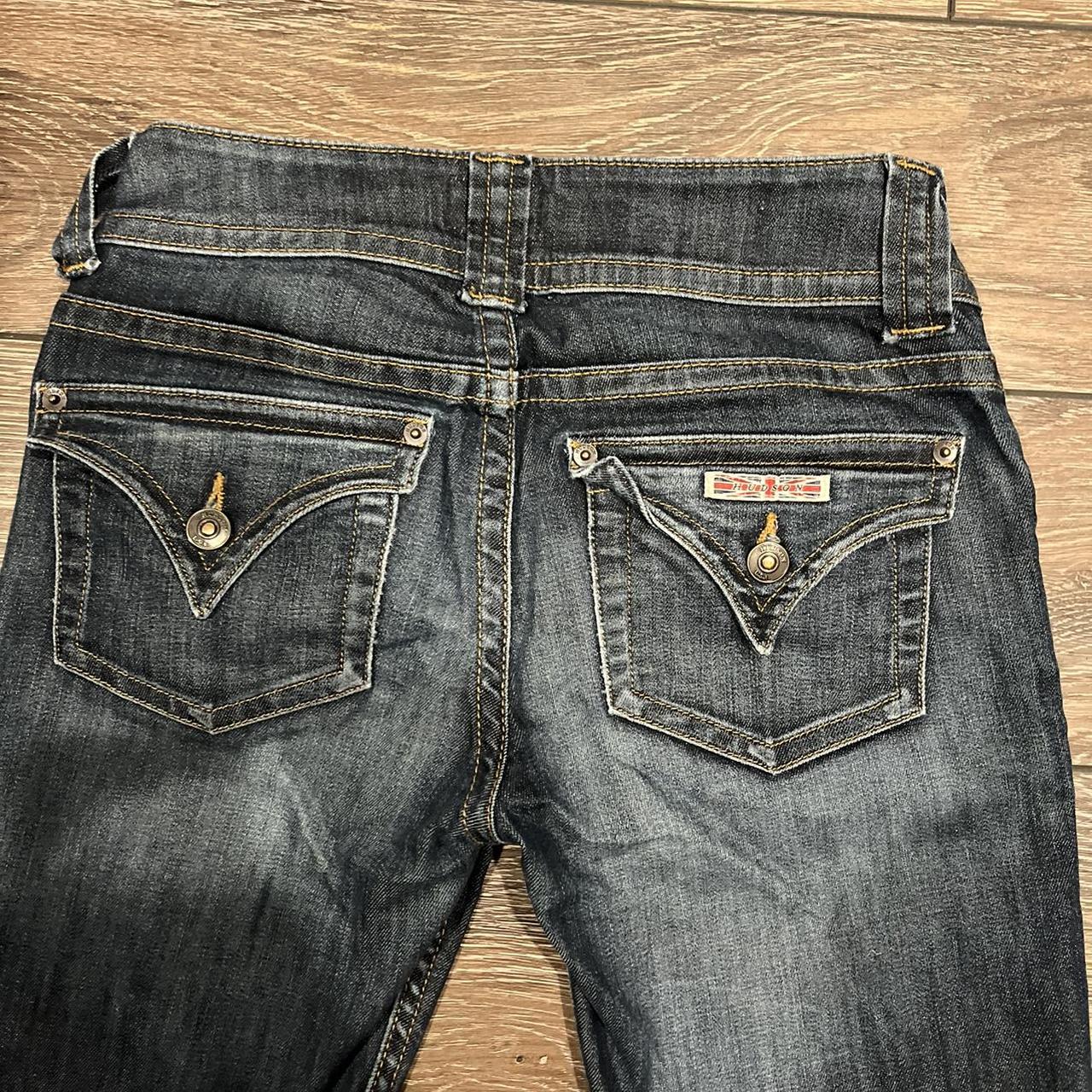 Hudson low-rise flare jeans send offers, price is... - Depop